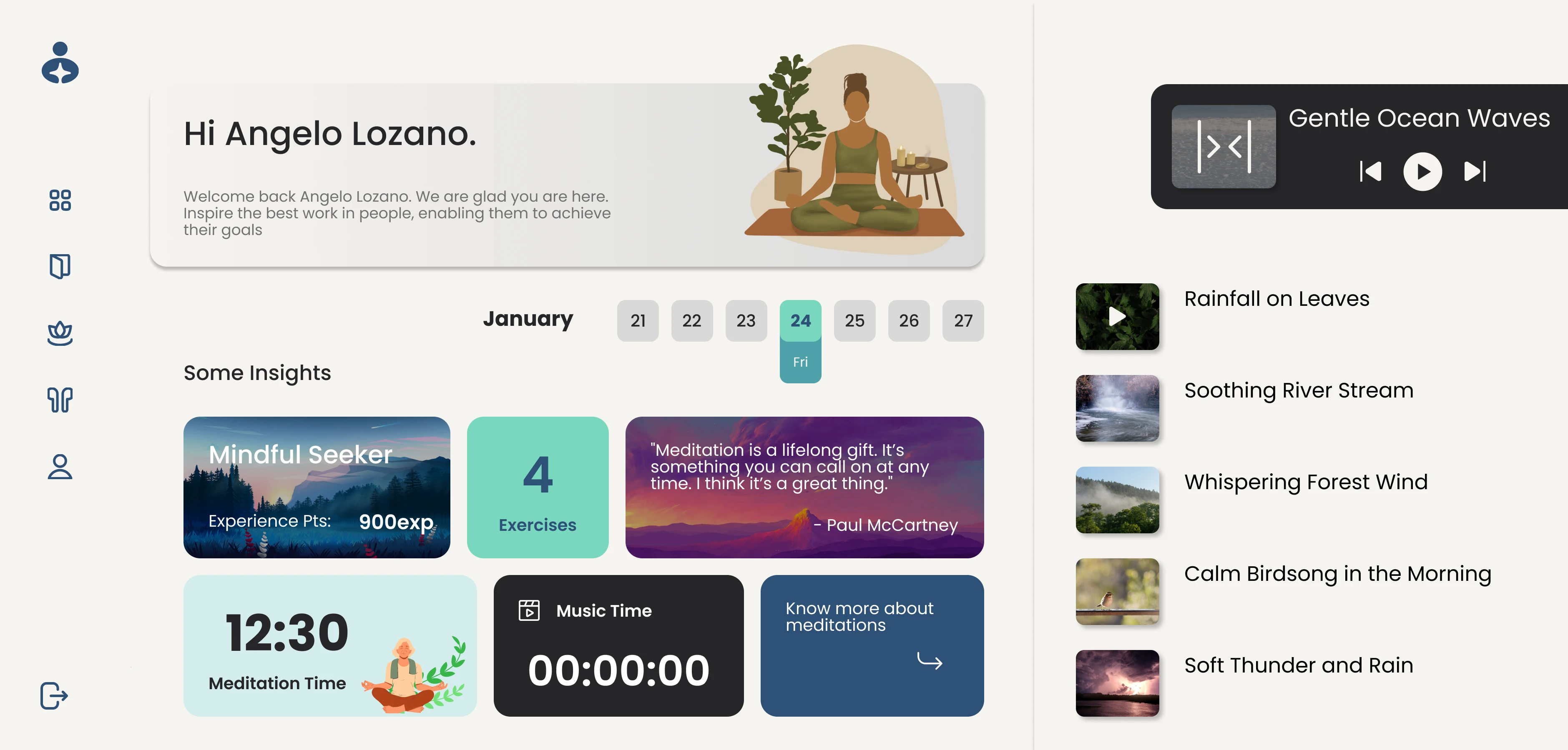 Mindfulness Dashboard